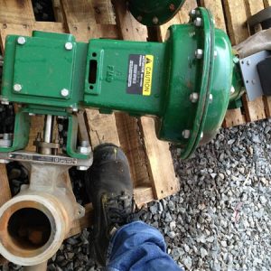 FISHER 3in V-200 CLASS 150 1051 ACTUATED V-BALL VALVE